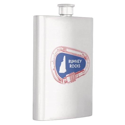 Rumney Rocks Climbing Carabiner Flachmann (Rechts)