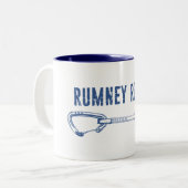 Rumney Rocks Climbing Quickziehen Zweifarbige Tasse (Vorderseite Links)