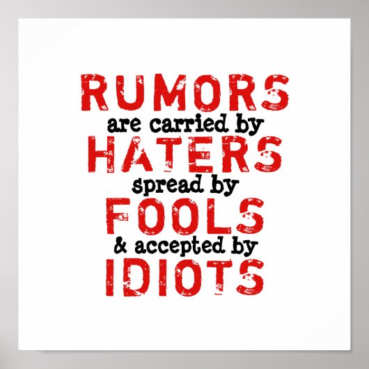 RUMOREN - FARBE/Leinwand ÄNDERN - Poster (Vorne)