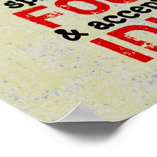 RUMORS ~ 12X12 Poster (Ecke)