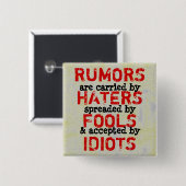 RUMORS ~ Button Truism (Vorne & Hinten)