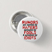RUMORS ~ Button Truism (Vorne & Hinten)