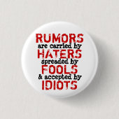 RUMORS ~ Button Truism (Vorderseite)