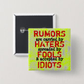 RUMORS ~ Button Truism (Vorne & Hinten)
