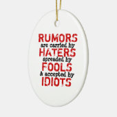 RUMORS - KFZ-Spiegelschmuck (2 Seiten) Keramikornament (Links)