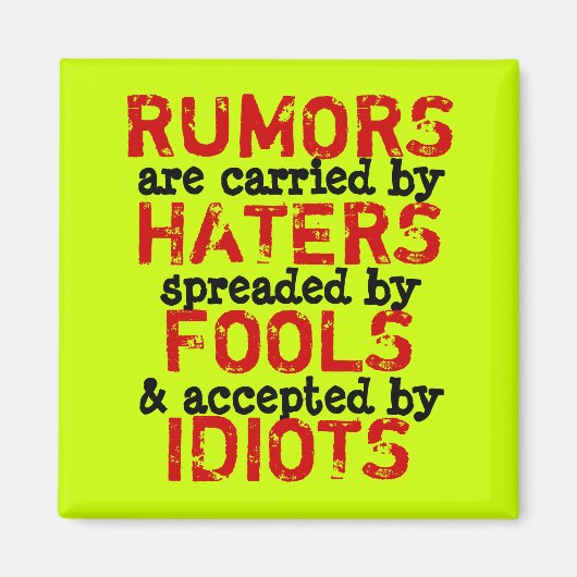 RUMORS ~ Magnet Truism (Vorne)
