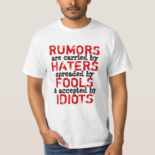 RUMORS ~ Tshirt TRUISM (Vorderseite)