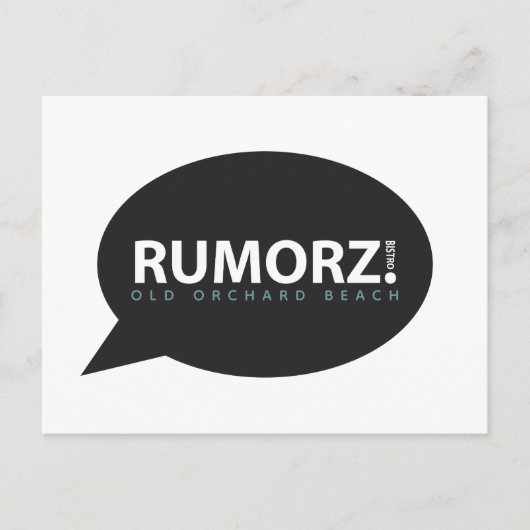 Rumorz Bistro Postkarte (Vorderseite)
