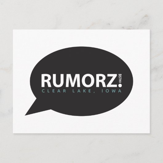 Rumorz Bistro Postkarte (Vorderseite)