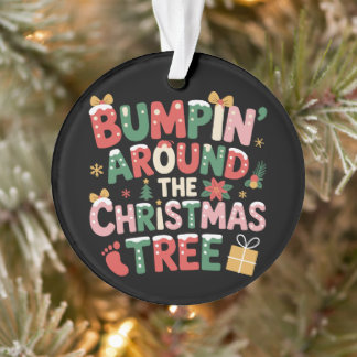 Rumpelnd um den Weihnachtsbaum Schwangerschaft bek Ornament