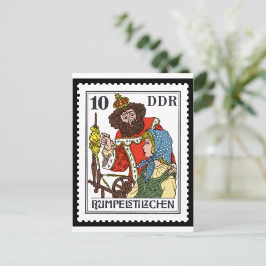 Rumpelstiltskin 10 DDR 1976 Postkarte (Stehend Vorderseite)