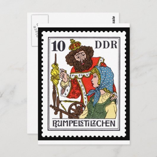 Rumpelstiltskin 10 DDR 1976 Postkarte (Vorne/Hinten)