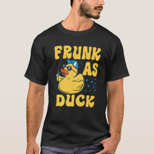 Rumpf als Ente Rubber Duck Drink Meme Spaß 4 T-Shirt
