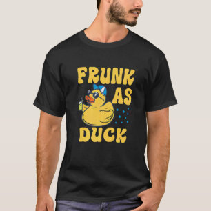 Rumpf als Ente Rubber Duck Drink Meme Spaß 4 T-Shirt