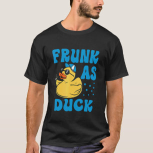 Rumpf als Ente Rubber Duck Drink Meme Spaß 7 T-Shirt