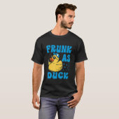 Rumpf als Ente Rubber Duck Drink Meme Spaß 7 T-Shirt (Vorne ganz)