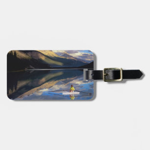 Rumpf am Banff Lake in Kanada (MR) Gepäckanhänger