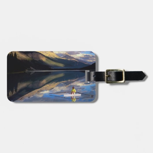 Rumpf am Banff Lake in Kanada (MR) Gepäckanhänger (Vorderseite horizontal)