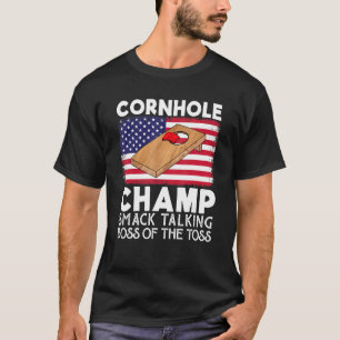 Rumpf aus Cornhole Champ-Schlampe Talking Boss der T-Shirt