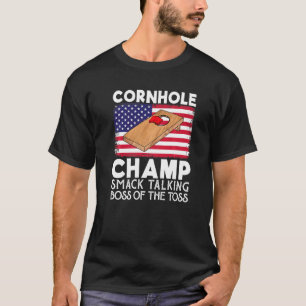 Rumpf aus Cornhole Champ-Schlampe Talking Boss der T-Shirt