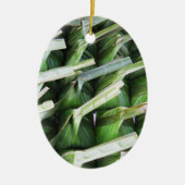 Rumpf-Bananenleaf-Packungen Keramik Ornament (Vorne)