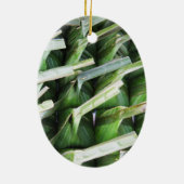 Rumpf-Bananenleaf-Packungen Keramik Ornament (Hinten)