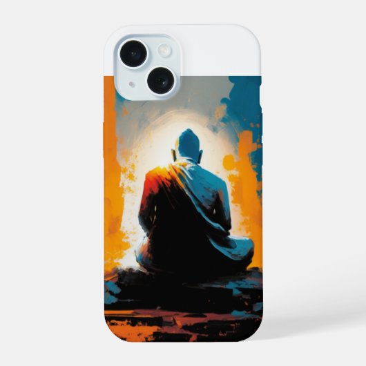 Rumpf Buddha iPhone 15 Hülle (Rückseite)