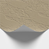 Rumpf für den Rasen-Hare-Brown-Kraft-Papier Geschenkpapier (Ecke)