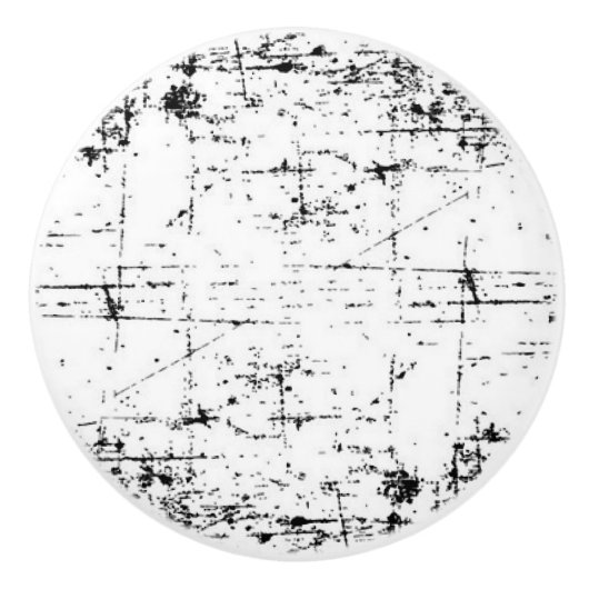 Rumpf mit schwarzer und weißer Keramik Keramikknauf (Vorderseite)