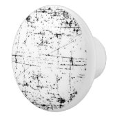 Rumpf mit schwarzer und weißer Keramik Keramikknauf (Rechts)