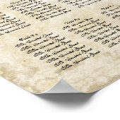 Rumpf mit wirbelnden Baumwurzeln Antiker Empfang S Poster (Ecke)