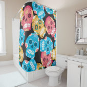 Rumpf nahtloser Hintergrund Duschvorhang (Beispiel)