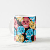 Rumpf nahtloser Hintergrund Kaffeetasse (Vorderseite Links)