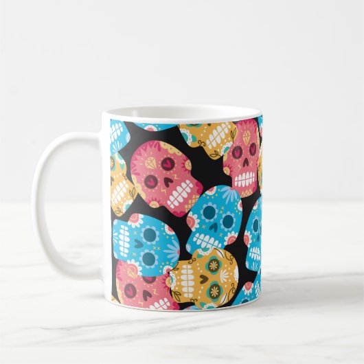 Rumpf nahtloser Hintergrund Kaffeetasse (Links)