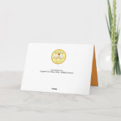 Rumpf oder Leckerei - ElefantenHalloween-Grußkarte Karte (Rückseite)