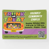 Rumpf- oder Leckerei-Halloween-Banner Banner (Horizontal)