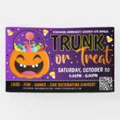 Rumpf- oder Leckerei-Halloween-Banner Banner (Horizontal)