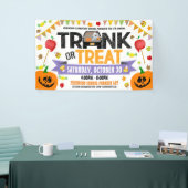 Rumpf- oder Leckerei-Halloween-Banner Banner (Messeveranstaltung)