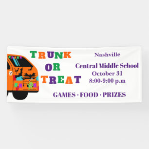 Rumpf- oder Leckerei Halloween Car Dekorationen Banner