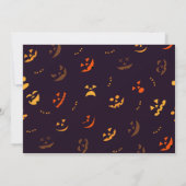Rumpf oder Leckerei Halloween Einladung (Rückseite)