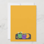 Rumpf oder Leckerei Halloween Einladung (Rückseite)