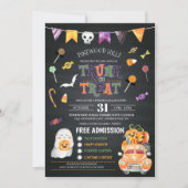 Rumpf- oder Leckerei-Halloween-Einladung Einladung (Vorderseite)