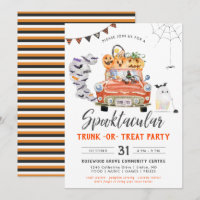 Rumpf oder Leckerei | Halloween-Party-Einladung