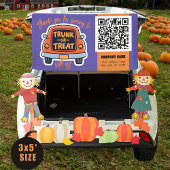 Rumpf oder Leckerei Halloween QR Business Banner