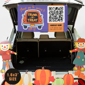 Rumpf oder Leckerei Halloween QR Business Banner