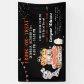 Rumpf oder Leckerei | Modernes Halloween-Party Banner (Vertikal)