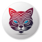 Rumpf-Rumpf-Rumpf-Keramik-Knoblauch Keramikknauf (Vorderseite)