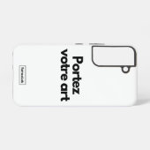 Rumpf Samsung S22 personalisiert Galaxy Hülle (Rückseite (Horizontal))