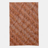 Rumpf- und Rattensack, rotorange Geschirrtuch (Vertikal)