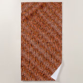 Rumpf- und Rattensack, rotorange Strandtuch (Vorderseite)